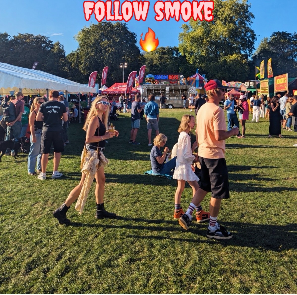 The ballkanboyz trailer at an outdoor event